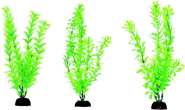 Show full view: Penn-Plax 8-in Plastic Fish Plant, Green, 6 count slide 1 of 7