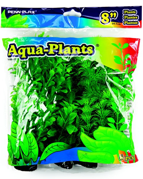 Show full view: Penn-Plax 8-in Plastic Fish Plant, Green, 6 count slide 5 of 7
