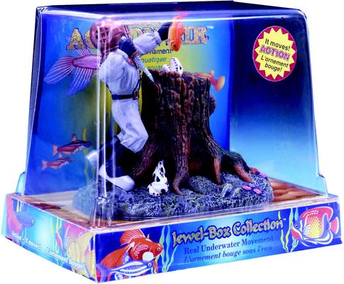 Show full view: Penn-Plax Action-Air Diver with Eel Fish Ornament, Multicolor slide 2 of 2
