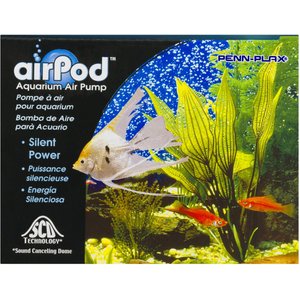 Penn-Plax Air-Pod Aquarium Air Pump, 10-gal
