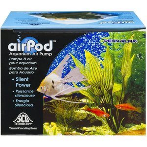 Penn-Plax Air-Pod Aquarium Air Pump, 10-gal
