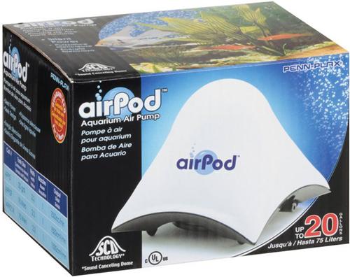 Show full view: Penn-Plax Air-Pod Aquarium Air Pump, 20-gal slide 3 of 9