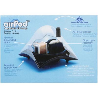 Show full view: Penn-Plax Air-Pod Aquarium Air Pump, 30-gal slide 5 of 8