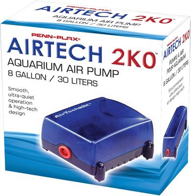 Show full view: Penn-Plax Air-Tech 2K0 Aquarium Air Pump, 8-gal slide 2 of 2