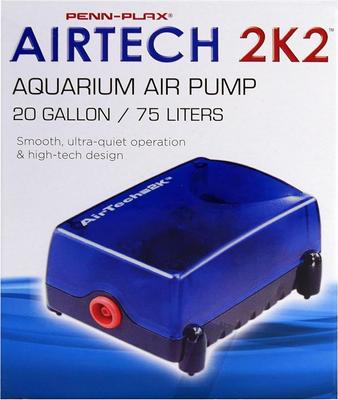 Show full view: Penn-Plax Air-Tech 2K2 Aquarium Air Pump, 20-gal slide 6 of 9