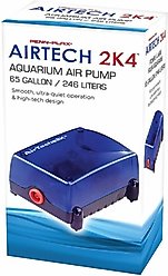 Penn-Plax Air-Tech 2K4 Aquarium Air Pump, 65-gal slide 2 of 2