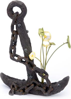 Show full view: Penn-Plax Anchor & Plant Aquarium Ornament, Large slide 1 of 2