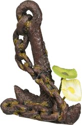 Penn-Plax Anchor with Silk Plants Fish Ornament, Multicolor slide 2 of 2