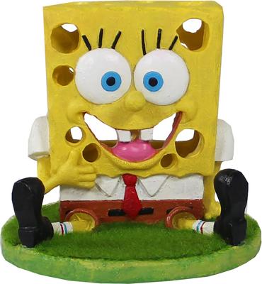 Show full view: Penn-Plax Aqua-Flora SpongeBob SquarePants Living Aquarium Ornament slide 1 of 7