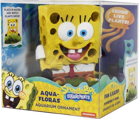 Show full view: Penn-Plax Aqua-Flora SpongeBob SquarePants Living Aquarium Ornament slide 6 of 7