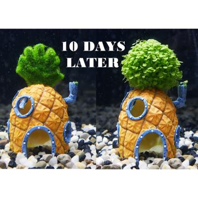 Show full view: Penn-Plax Aqua-Flora SpongeBob SquarePants Pineapple House Aquarium Ornament slide 5 of 6