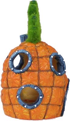 Show full view: Penn-Plax Aqua-Flora SpongeBob SquarePants Pineapple House Aquarium Ornament slide 2 of 6