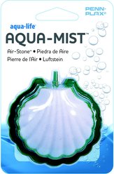 Penn-Plax Aqua-Mist Bubble Shell Fish Aerator, Green/White
