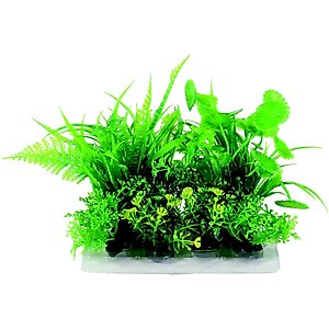 Penn-Plax Aqua-Plant 6-Piece Artificial Fish Plant, Green