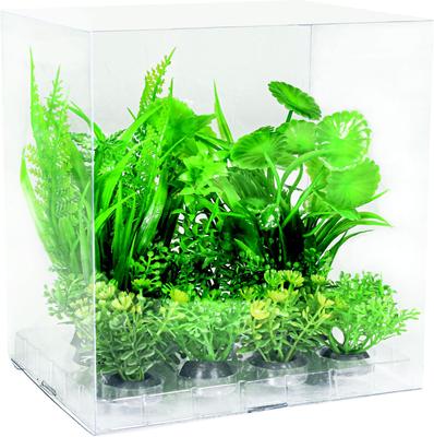 Show full view: Penn-Plax Aqua-Plant 6-Piece Artificial Fish Plant, Green slide 3 of 9