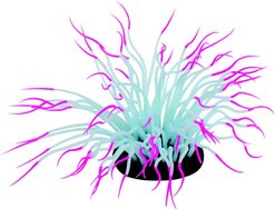 Penn-Plax Aqua-Plants Artificial Soft Silicone Sea Anemone Fish Plant, Pink