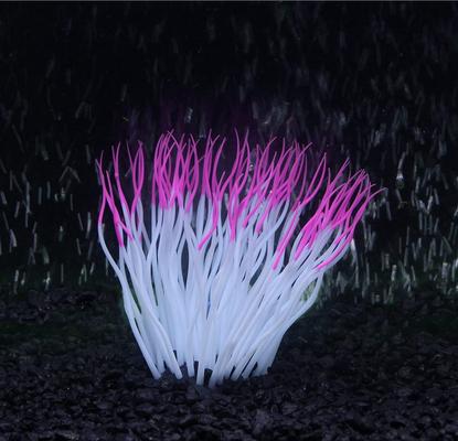 Show full view: Penn-Plax Aqua-Plants Artificial Soft Silicone Sea Anemone Fish Plant, Pink slide 3 of 6