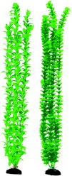 Penn-Plax Aqua-Plants Plastic Aquarium 2 Piece Fish Plant, Green, 24-in height