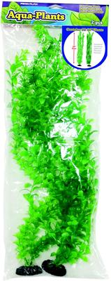 Show full view: Penn-Plax Aqua-Plants Plastic Aquarium 2 Piece Fish Plant, Green, 24-in height slide 4 of 6