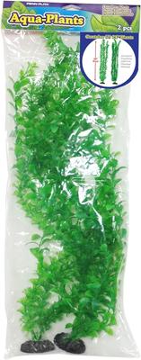 Show full view: Penn-Plax Aqua-Plants Plastic Aquarium 2 Piece Fish Plant, Green, 24-in height slide 6 of 6