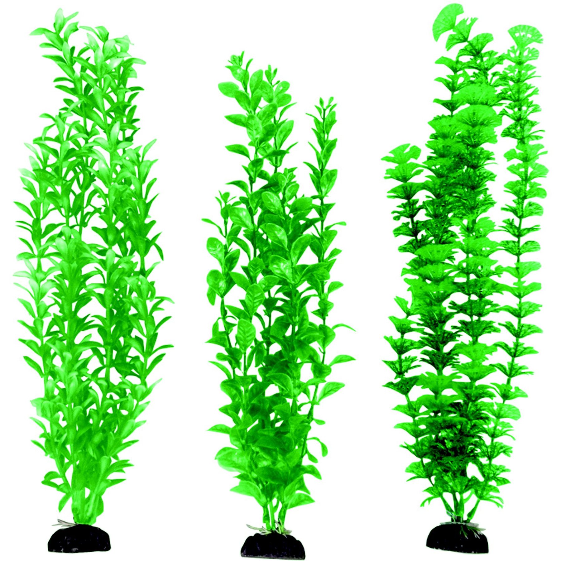 DA Brand 14.2-Inch Artificial Aquarium Plant - Purple And Green Plastic Decor For Fish Tanks 7 thumbnail image