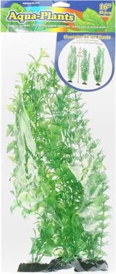 Show full view: Penn-Plax Aqua-Plants Plastic Aquarium 3 Piece Fish Plant, Green, 16-in height slide 7 of 10