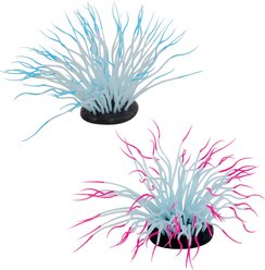 Penn-Plax Aqua Plants Silicone Sea Anemone Fish Ornament, 2 count
