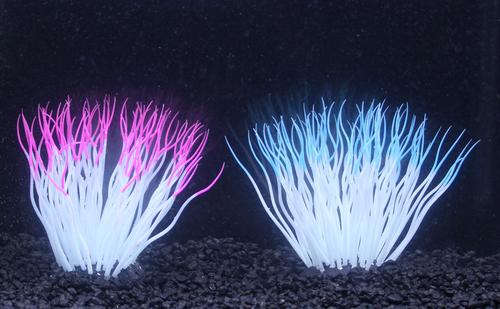 Show full view: Penn-Plax Aqua Plants Silicone Sea Anemone Fish Ornament, 2 count slide 6 of 7