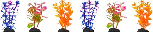 Show full view: Penn-Plax Betta Multi-Color Aquarium Plants, 6 count slide 2 of 6