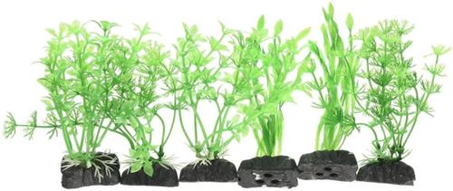 Show full view: Penn-Plax Betta Size Plastic Fish Plant, Green, 6 count slide 6 of 6