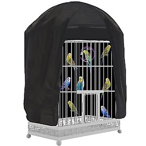Penn-Plax Bird Cage Cover, Black, Medium