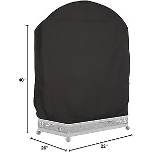 Penn-Plax Bird Cage Cover, Black, Medium