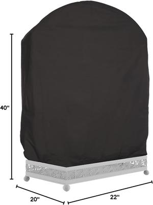 Show full view: Penn-Plax Bird Cage Cover, Black, Medium slide 5 of 5