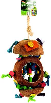 Show full view: Penn-Plax Bird Life Coconut Kabob Bird Toy slide 2 of 9