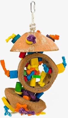 Show full view: Penn-Plax Bird Life Coconut Kabob Bird Toy slide 4 of 9