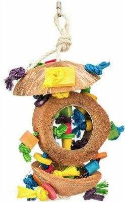 Show full view: Penn-Plax Bird Life Coconut Kabob Bird Toy slide 7 of 9
