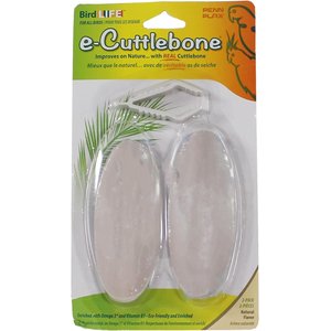 Penn-Plax Bird-Life Natural E Cuttlebones Bird Supplement, 2 count