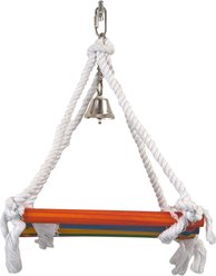 Penn-Plax Bird Life Rope & Wood Swing Bird Toy