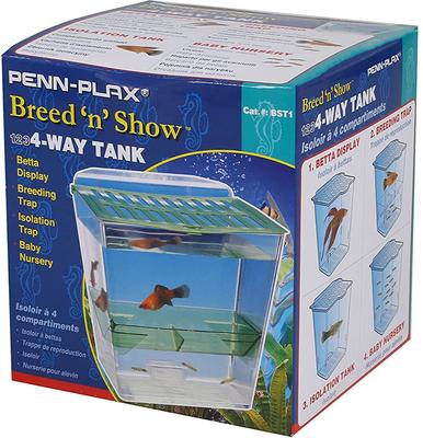 Show full view: Penn-Plax Breed ‘n’ Show Plastic Tank slide 2 of 7