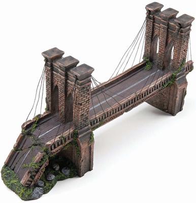 Show full view: Penn-Plax Brooklyn Bridge Aquarium Decor slide 1 of 10