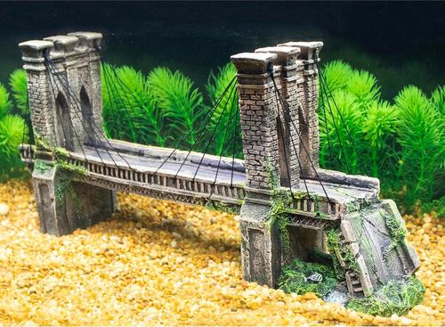 Show full view: Penn-Plax Brooklyn Bridge Aquarium Decor slide 8 of 10