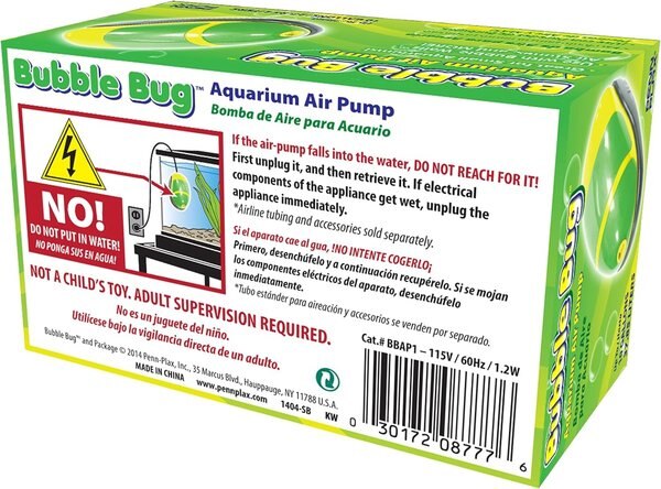 Penn-Plax Bubble Bug Air Fish Pump