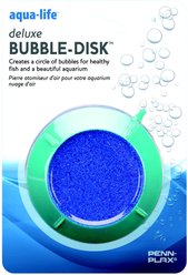 Penn-Plax Bubble Disk Fish Aerator, Small, Blue/Green