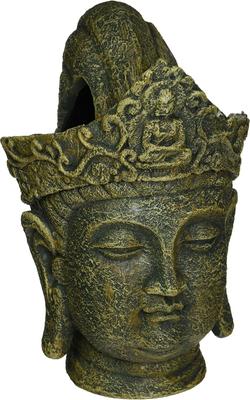 Show full view: Penn-Plax Buddha Head Fish Ornament, Grey slide 2 of 3