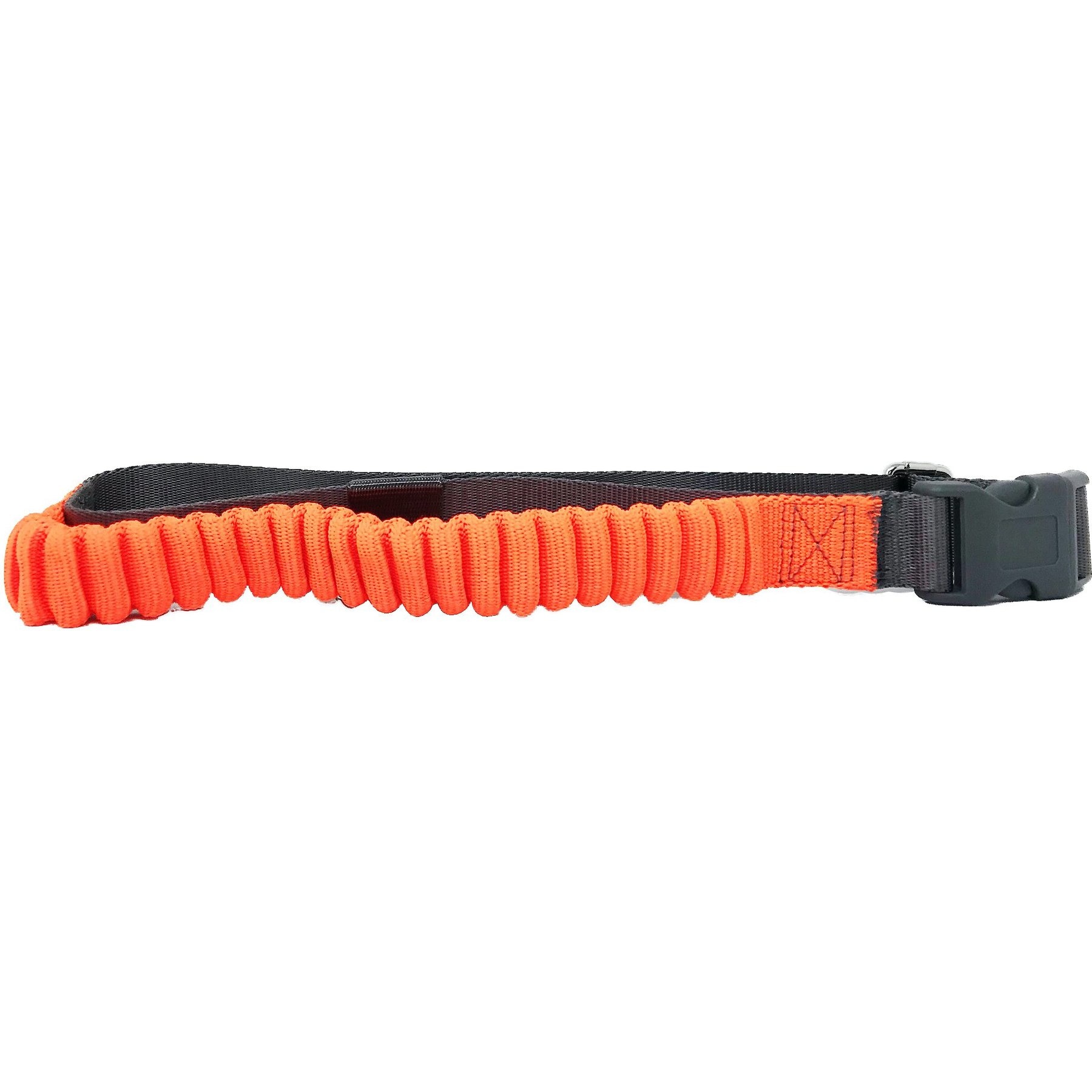 Penn-Plax Bungee Dog Collar, Orange/Black, Medium
