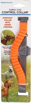Show full view: Penn-Plax Bungee Dog Collar, Orange/Black, Medium slide 4 of 9