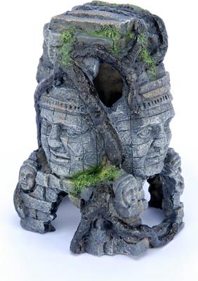 Show full view: Penn-Plax Cambodian Rock Faces Fish Ornament, Grey slide 6 of 6