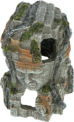 Show full view: Penn-Plax Cambodian Rock Faces Fish Ornament, Grey slide 2 of 6