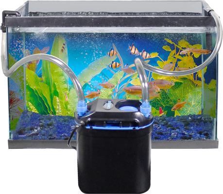 Show full view: Penn-Plax Cascade Canistar Hang-On Aquarium Filter, Large, Black slide 6 of 9