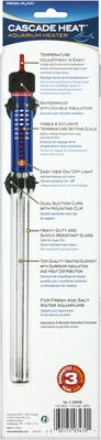 Show full view: Penn-Plax Cascade Heat Preset Submersible Aquarium Heater, 10-in, 150-watt slide 3 of 10